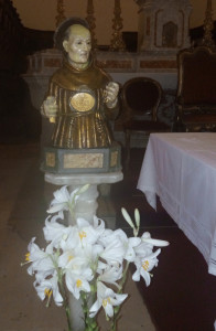 Statua di San Bernardino da Siena 2016