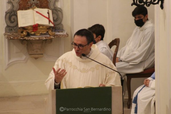 parrocchia san bernardino molfetta messa saluto don pasquale cambio parroco