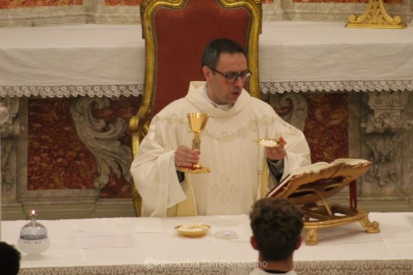 parrocchia san bernardino molfetta messa saluto don pasquale cambio parroco