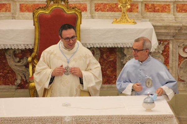 parrocchia san bernardino molfetta messa saluto don pasquale cambio parroco