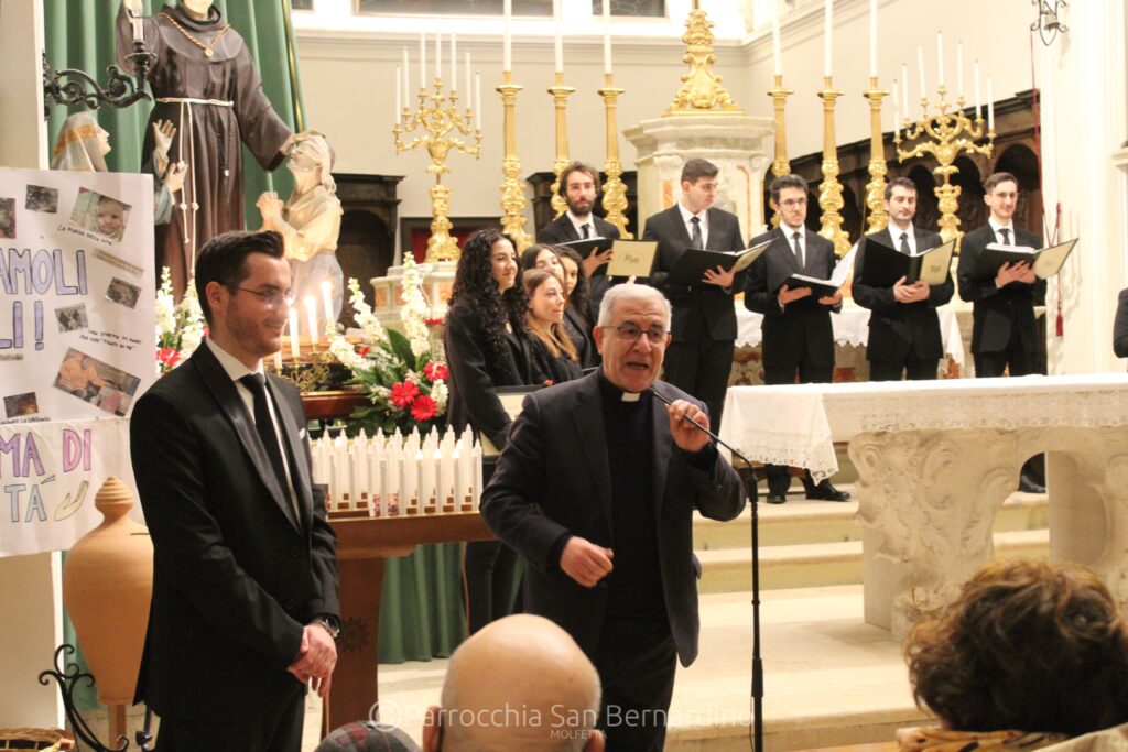 parrocchia san bernardino molfetta - concerto quaresima 2023 medirazione schola cantorum harmonia mundi 