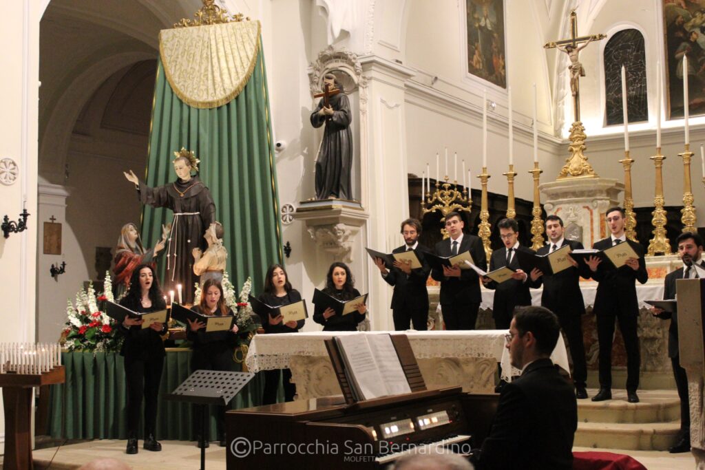 parrocchia san bernardino molfetta - concerto quaresima 2023 medirazione schola cantorum harmonia mundi 