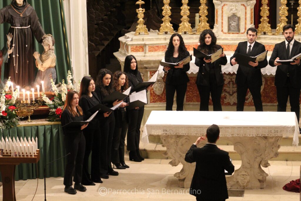 parrocchia san bernardino molfetta - concerto quaresima 2023 medirazione schola cantorum harmonia mundi 