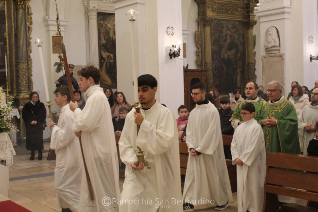 parrocchia san bernardino molfetta - santa messa don Maurizio de Robertis diacono