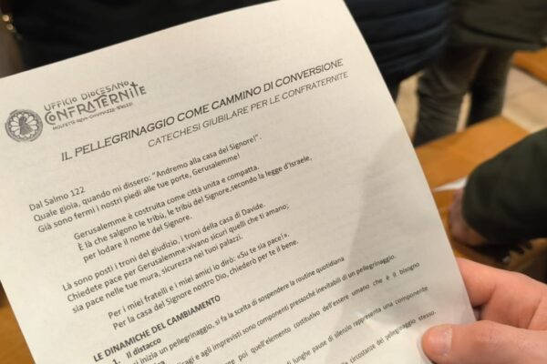 parrocchia san bernardino molfetta - incontro formativo confraternite molfetta la spiritualità del pellegrinaggio giubileo 2025