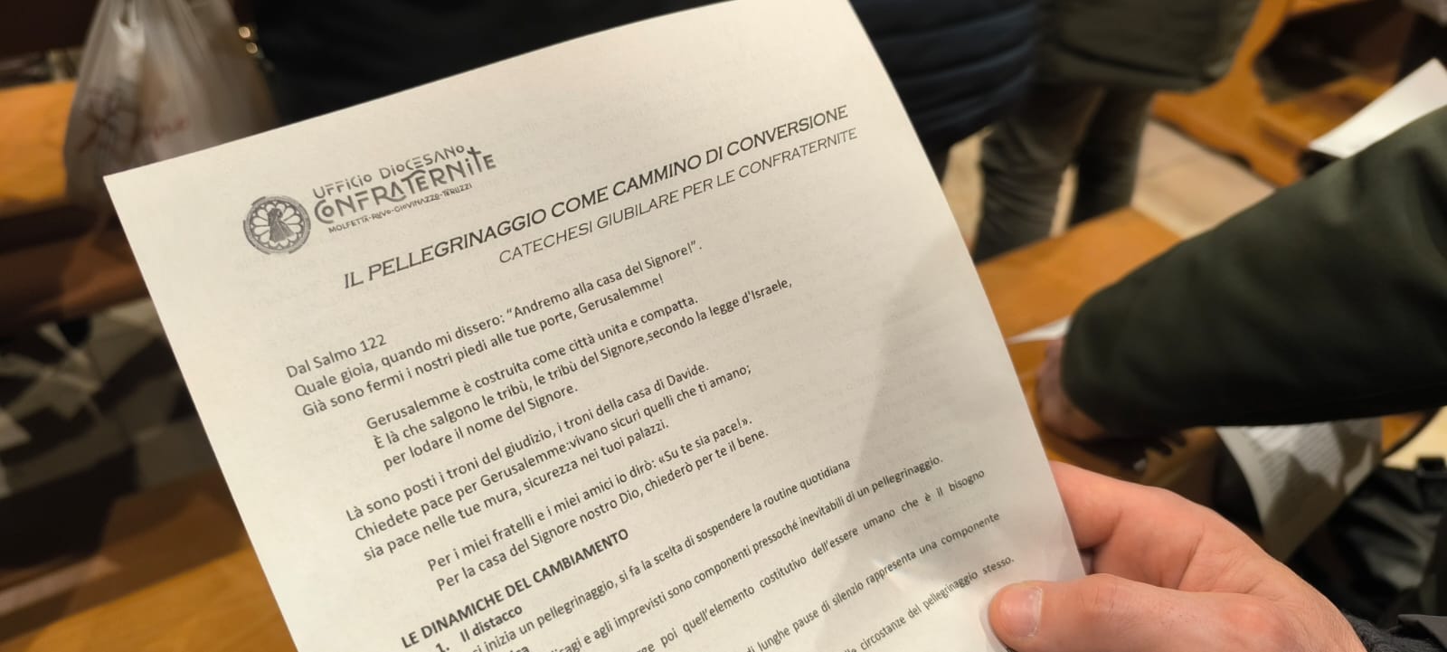 parrocchia san bernardino molfetta - incontro formativo confraternite molfetta la spiritualità del pellegrinaggio giubileo 2025